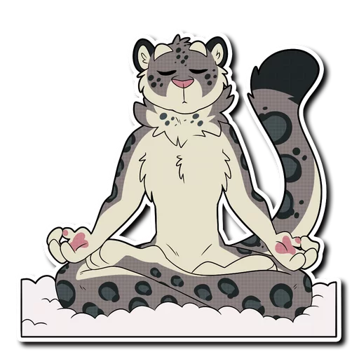 Snow Leopard emoji ☁️