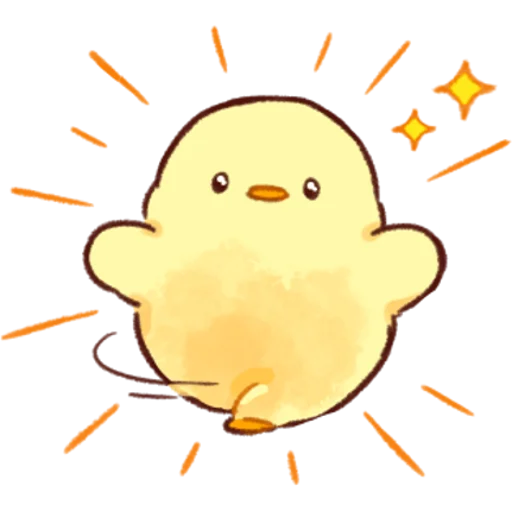 Soft and Cute Chicks Love emoji ✨