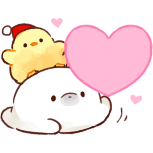 Soft and Cute Chicks Winter emoji 💝