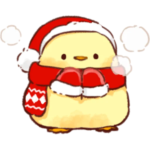 Soft and Cute Chicks Winter emoji ❄️