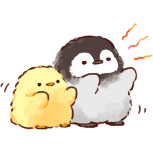Soft and Cute Chicks Winter emoji 😁