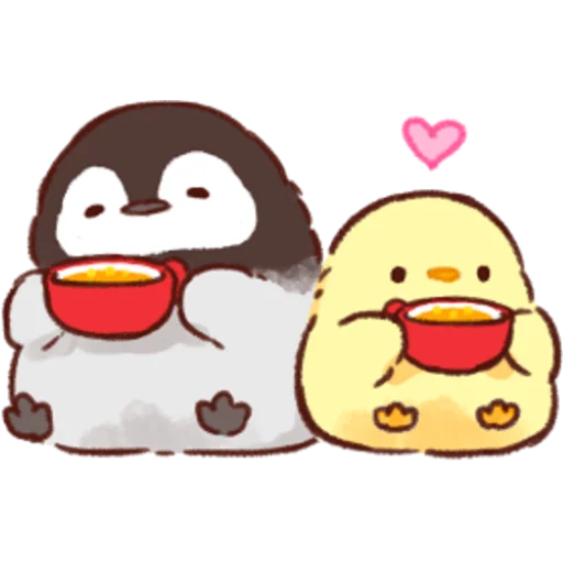 Soft and Cute Chicks Winter emoji 🥘