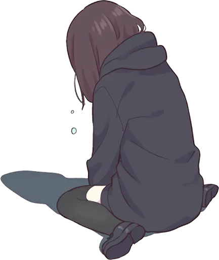 Аниме грусть | Anime sadness emoji 😢