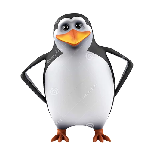 Stickers de Telegram Dank 3d stock penguins