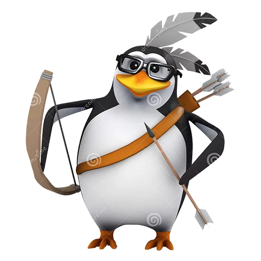 Dank 3d stock penguins stiker 🏹