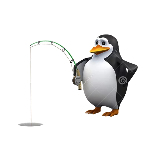Dank 3d stock penguins stiker 🎣