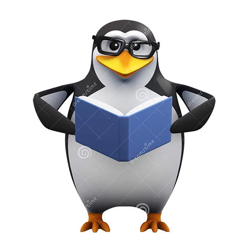 Dank 3d stock penguins sticker 📕