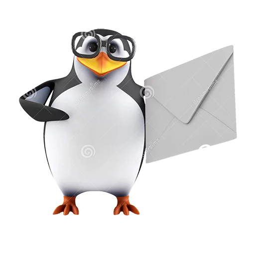 Dank 3d stock penguins sticker ✉