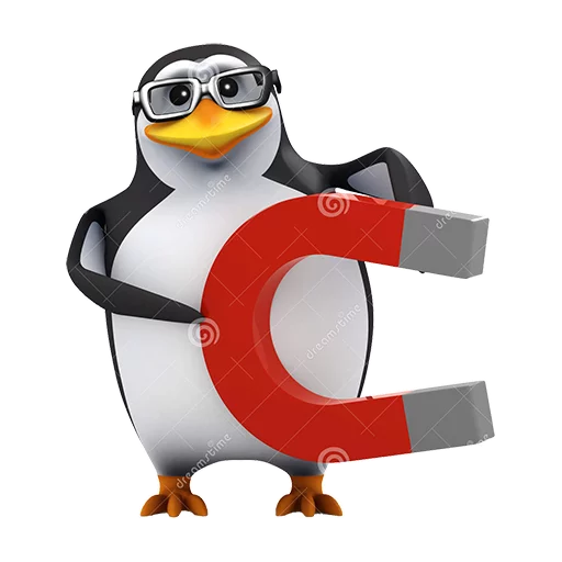 Dank 3d stock penguins sticker ➕