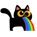 Telegram emojis Cat Teftel