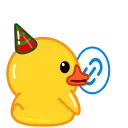 Telegram Duck X emojis 🚽
