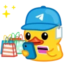 Telegram Duck X emojis ☹️