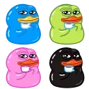 Telegram Duck X emojis ☕