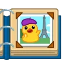 Telegram Duck X emojis 💤