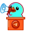Telegram Duck X emojis 😲