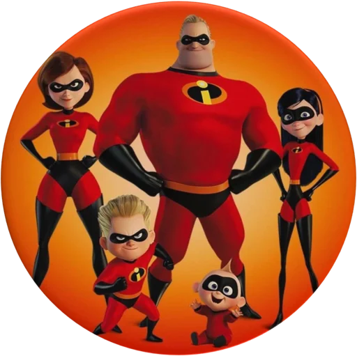 Telegram stickers The Incredibles