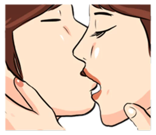 The Kissing sticker 💏