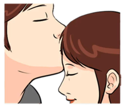 The Kissing sticker 💏