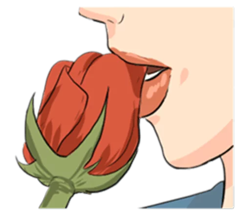 The Kissing sticker 🌹
