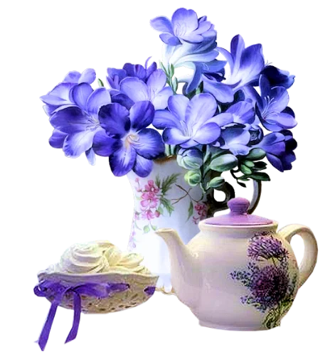The Violet Flower pelekat 🏡