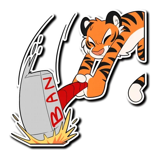 Tiger Life stiker 🔨