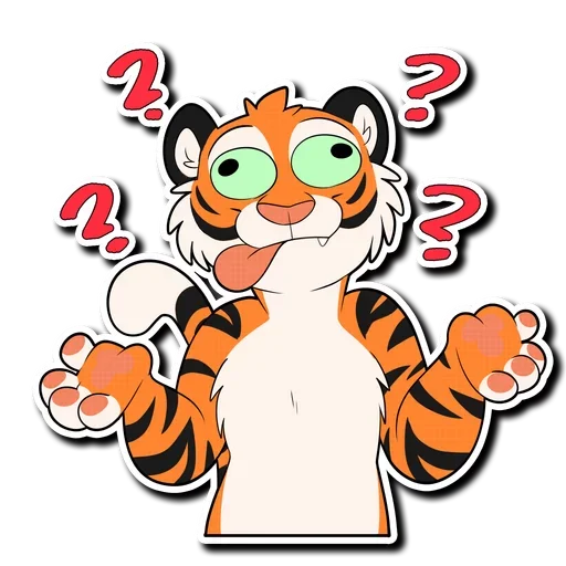 Tiger Life sticker ❓