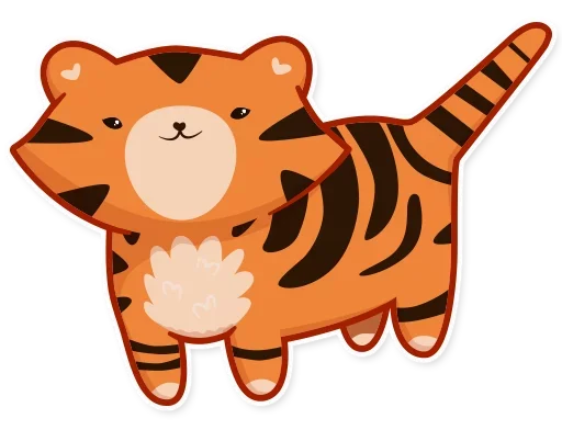 Telegram stickers Tiger Tigrulia