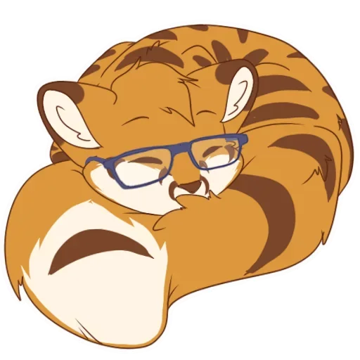Tiger Fox sticker 😴