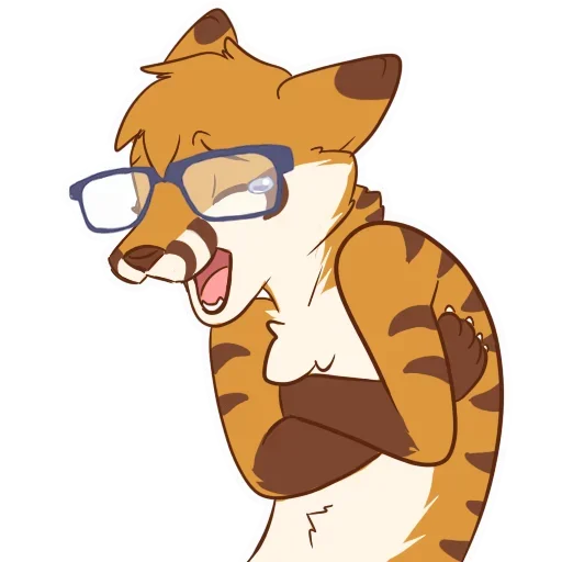 Tiger Fox sticker 😂