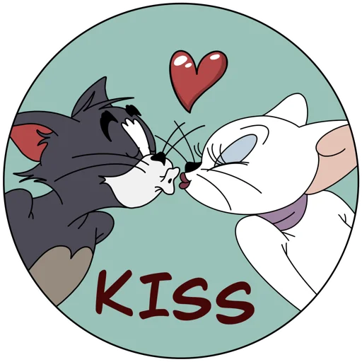 Емодзі tom and jerry 😘