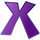 Фиолетовый шрифт emoji 🍆