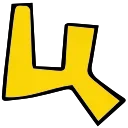 Желтые буквы emoji 🔗