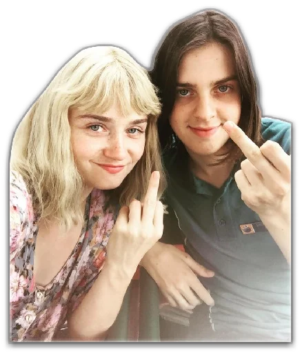 End of this f***ing world sticker 👯‍♀