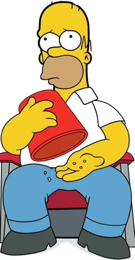 The Simpsons stiker 😊
