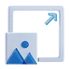 3D blue white icons emoji ⚖️