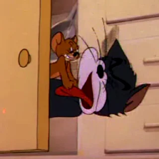 Tom & Jerry sticker 😵