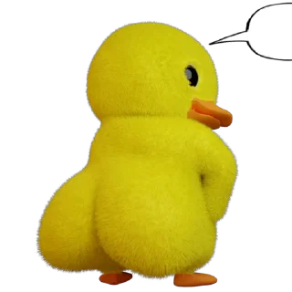 duck ass sticker 🦆