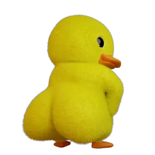 duck ass sticker 🕺