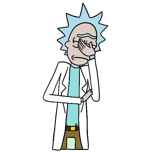 Rick and Morty stiker 🔬