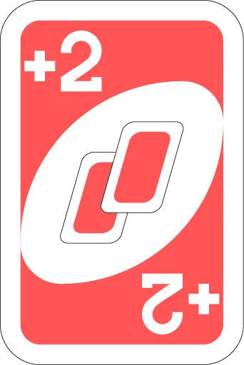 UNO Cards stiker ➕