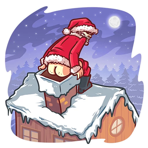Very Bad Santa naljepnica 🚽