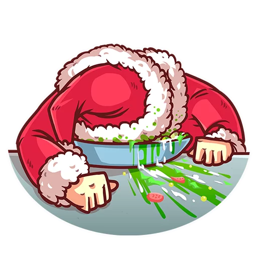 Very Bad Santa sticker 🍲