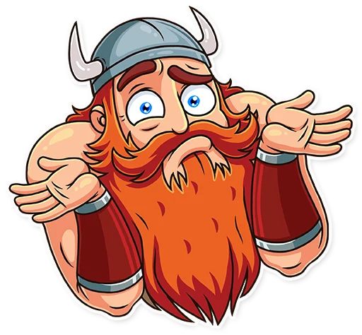 Стикер Telegram «Viking» 