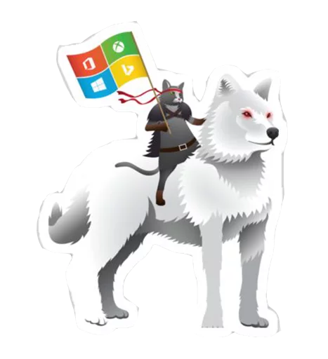 Windows Insider: NinjaCat sticker 🐕