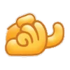 Telegram emoji «WeChat Emoji Pack» 👆