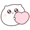 [White] Motchiri HAMU emoji 🐹