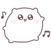 [White] Motchiri HAMU emojis 🐹