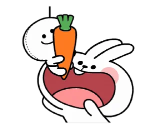 Stickers de Telegram White Rabbit