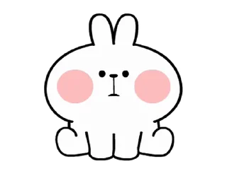 White Rabbit sticker 😠