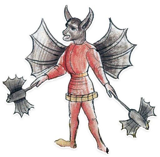 Weird things from Middle Age stiker 🦇